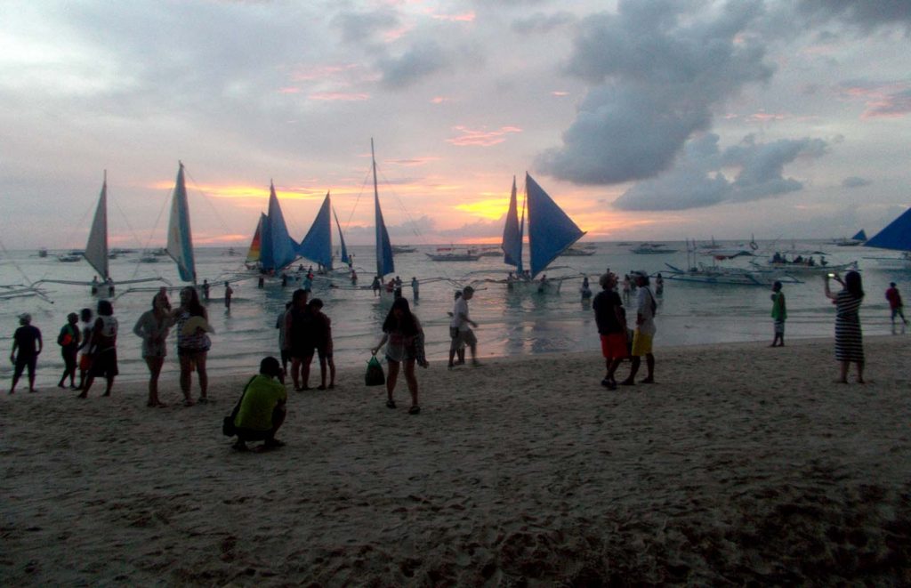 Sunset Boracay Beach