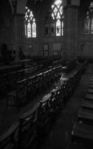 Low-Key photograph of Exeter Cathedral