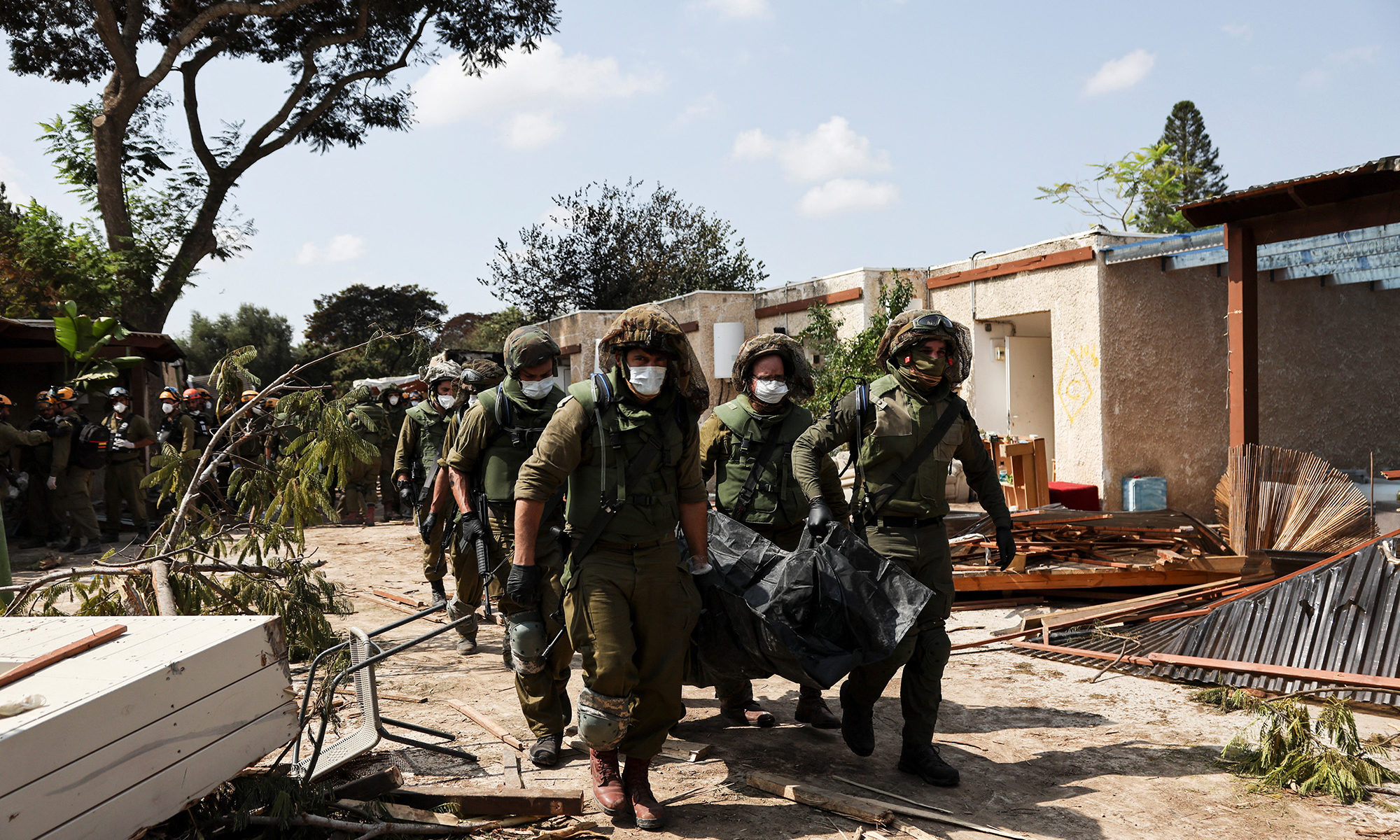 Israeli soldiers.